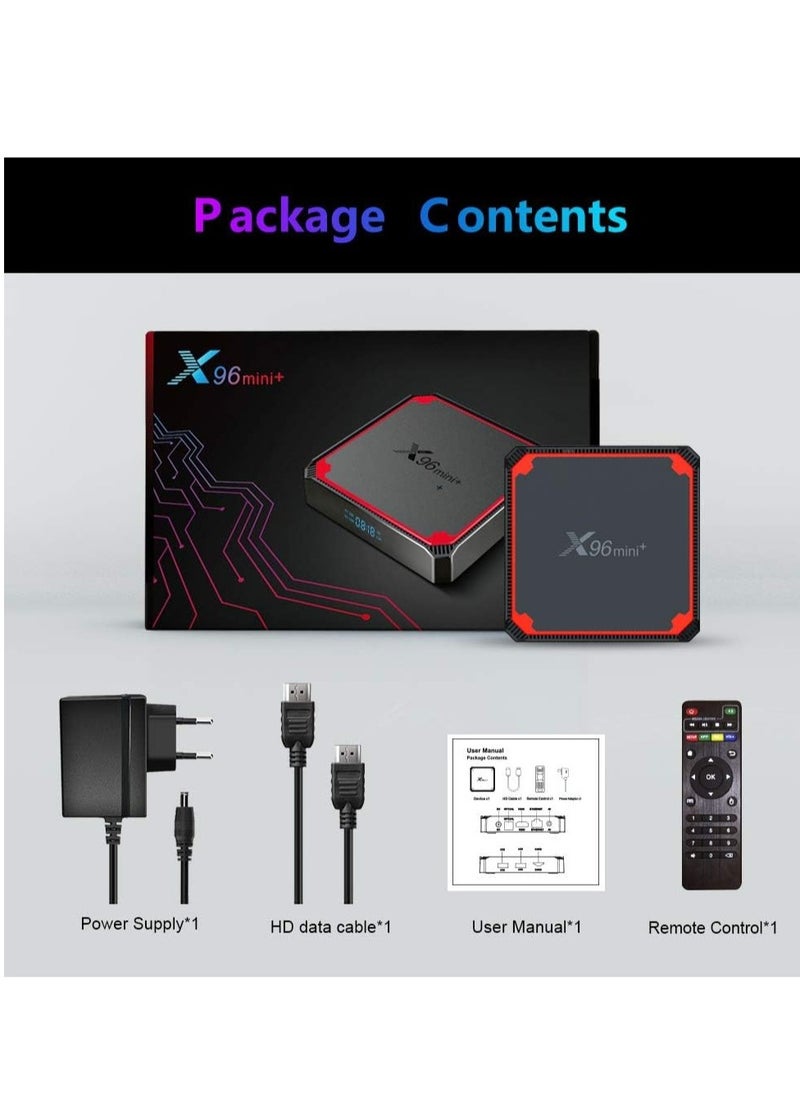 X96 Mini Plus TV Box – Android 9.0, Amlogic S905W4 Quad-Core Processor, 5G Dual WiFi, 4K & 6K Support, H.265, Google & YouTube, 2GB RAM + 16GB ROM, HDMI 2.0 Streaming Device – Ultimate Media Player
