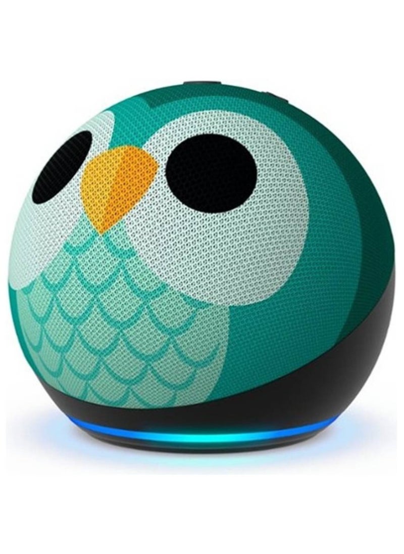 Smart Home Systems Echo Dot Kids 5th Generation Alexa Support 5th Generation New Version (Owl)