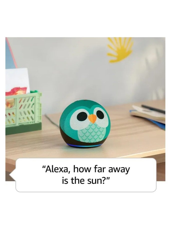 Smart Home Systems Echo Dot Kids owl shape fifth generation latest version