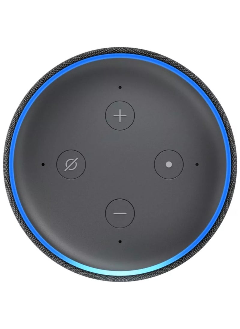 Smart Home Systems Echo Dot (3rd Gen) Smart Certified Restored with Alexa Support Carbon Black