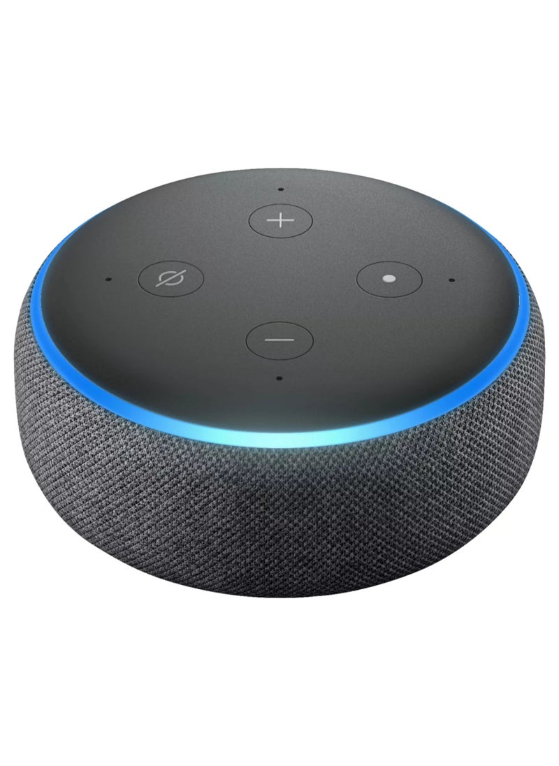 Smart Home Systems Echo Dot (3rd Gen) Smart Certified Restored with Alexa Support Carbon Black