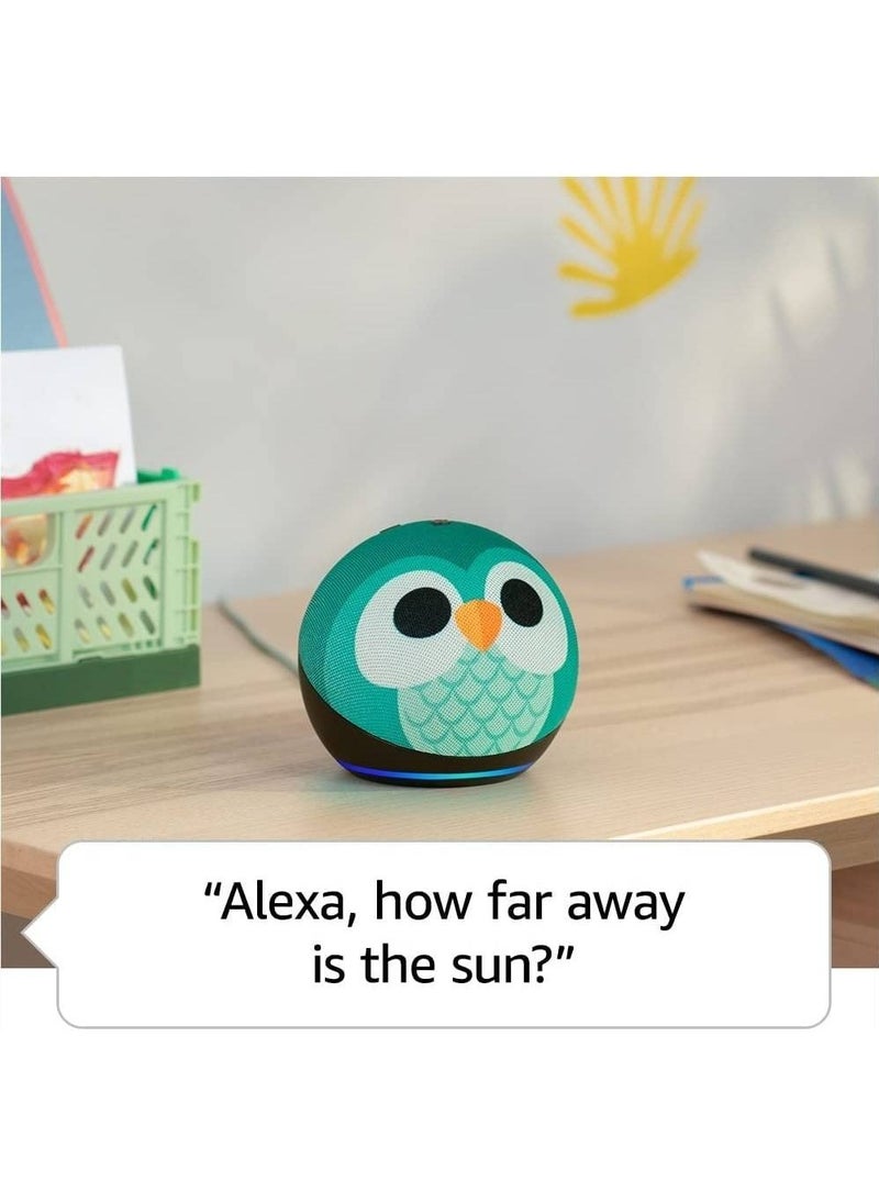 Smart Home Systems Dot 5th Gen Kids Designed for kids with parental controls-OWL