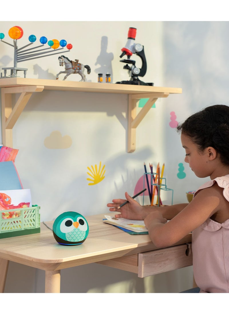 Smart Home Systems Dot 5th Gen Kids Designed for kids with parental controls-OWL