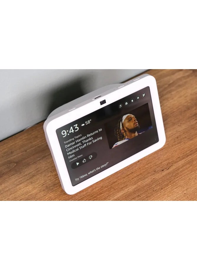 Smart Home Systems Echo Show 8  3rd generation (2023 release) HD smart touchscreen with spatial audio smart home hub and Alexa White