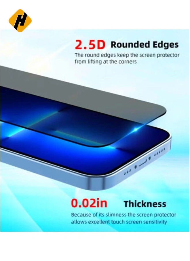 iPhone 14 Pro Max Privacy Screen Protector, Premium iPhone Tempered Glass Protector 30° Privacy Protection, Anti-Scratch, Bubble Free, 9H Hardness, Scratch Resistant - iPhone Protectors