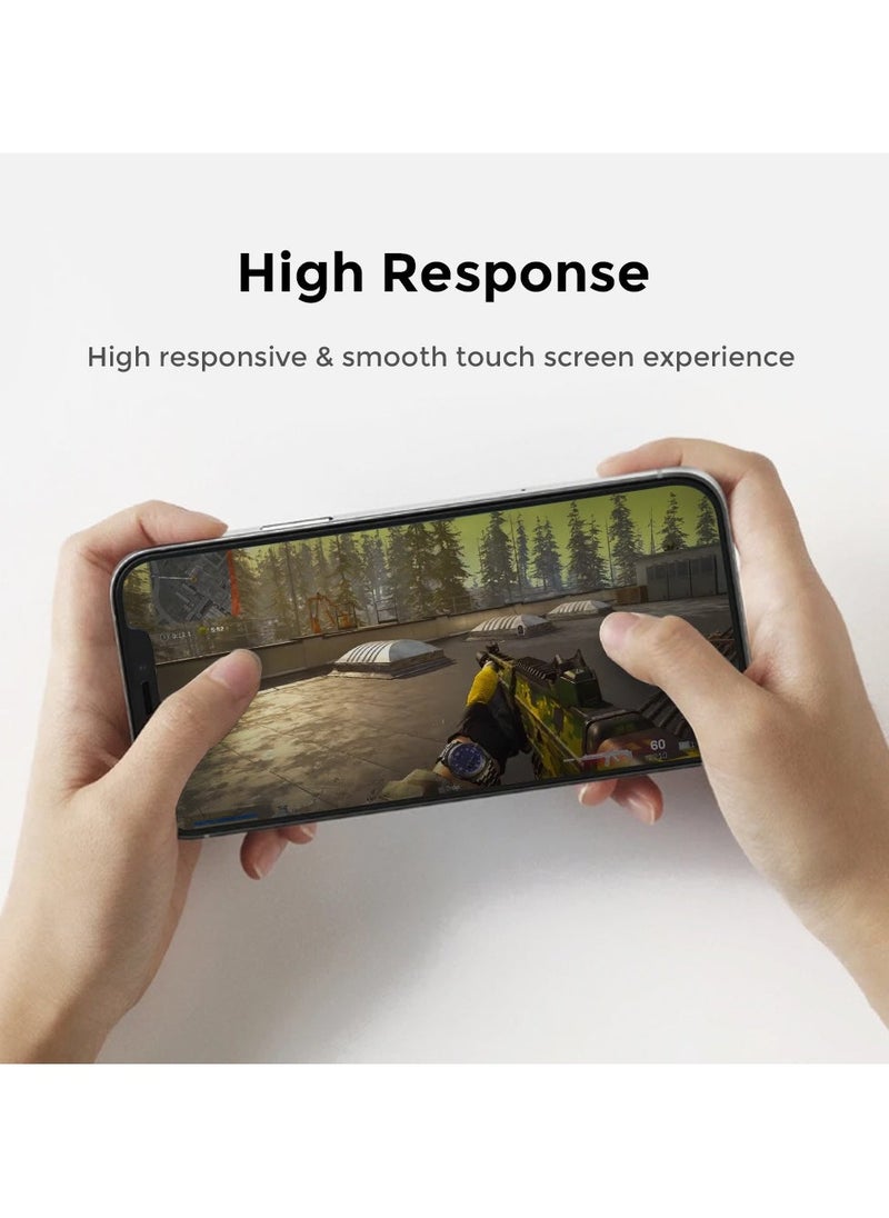 【 2 Pack 】 Screen Protector for iPhone 15 Pro Max With Camera Lens Protector, 9H Hardness Scratch Resistant Full Coverage Screen Guard HD Ultra-thin Tempered Glass Screen Guard