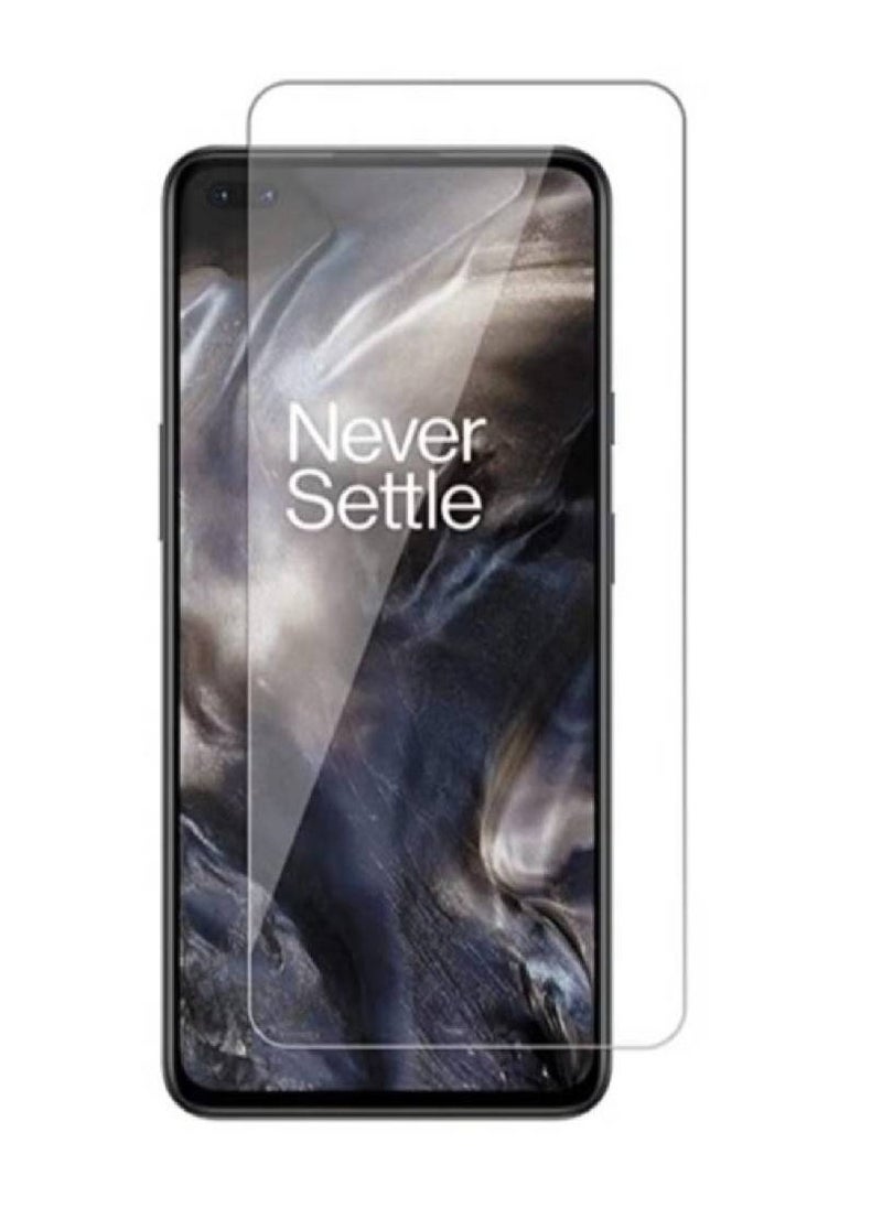 OnePlus NORD (5G), 9H Hardness Tempered Protective Film, High Sensitivity Clear Anti Fingerprint Bubble Free Glass Screen Protector