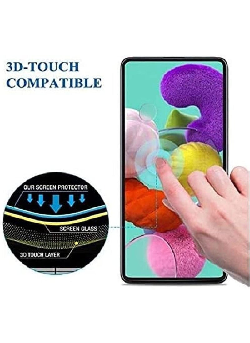 Samsung Galaxy M31S / Samsung Galaxy A51 / Samsung Galaxy S20 FE/Samsung Galaxy A51 5G Screen Protector 【6.5 inches】 with HD Clarity