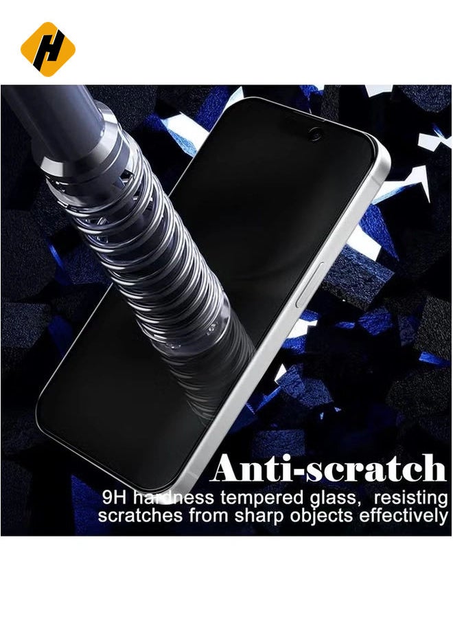 2-Pack Tempered Glass Privacy Screen Protector for iPhone 16 Pro [Anti-Spy, Anti-Scratch, 9H Hardness] - 6.3-Inch
