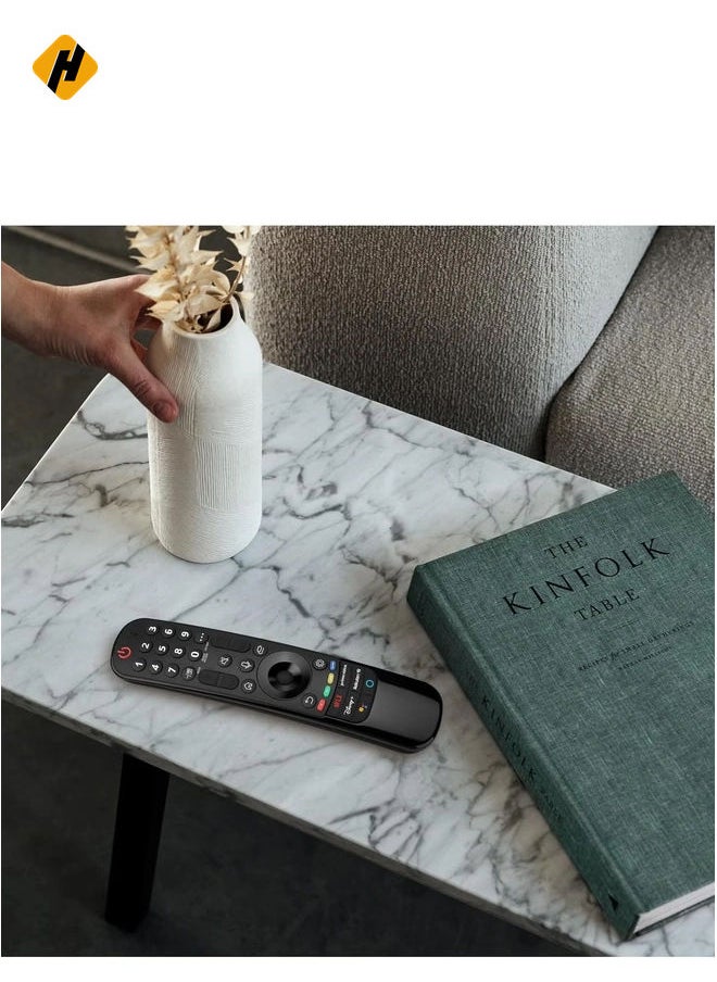 Magic Remote Control for LG Smart TV, Universal Replacement Remote Control for LG OLED EVO/OLED/QNED/QLED/NanoCell/UHD 4K 8K, with Voice and Indicator – With Battery