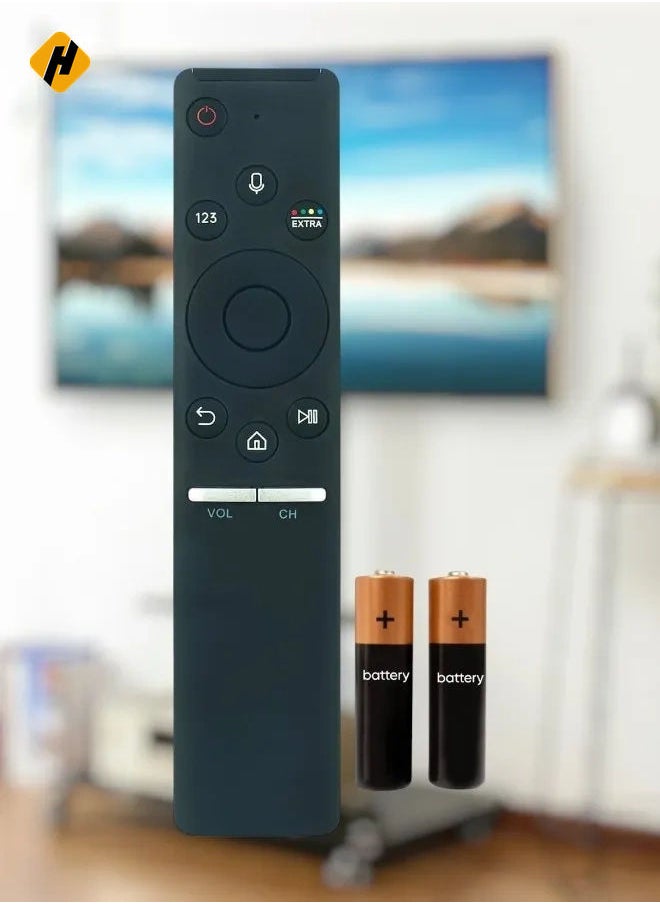 New Replacement Voice Remote Control BN59-01241A Fit for Samsung Smart TV UN65KS900DF UN75KS900DF UN65KS900DFXZA UN75KS900DFXZA KS8500 UN49KS8500 UN55KS8500 UN65KS8500 UN499KS8500 with battery