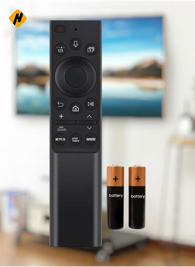 Replacement Remote Control BN59-01350C Compatible with Samsung Smart TV UN85AU8000 UN75AU8000 UN65AU8000 UN55AU8000 UN43AU8000 UN50AU8000 UN70AU8000 UN85AU8000FXZA UN75AU8 000FXZA UN43AU8000FXZA with battery