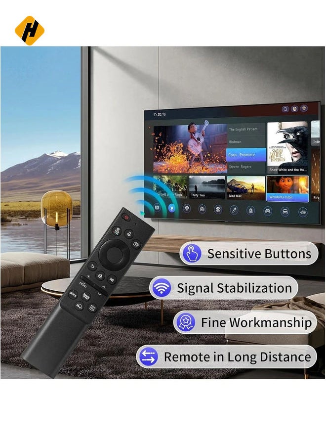 Universal Voice Remote Control Compatible with Samsung Smart TV, for Samsung LCD LED UHD QLED 4K HDR TV TV with battery