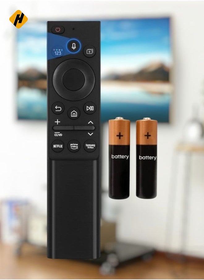 BN59-01357F TM2180E RMCSPA1RP1 Replacement Voice Remote Control for Samsung Smart TVs (2021 Model), Compatible with Samsung QLED Series Smart TVs (Q60A, Q70A, Q80A, QN85A, QN90A, QN800A) – Easy Setup, Full Functionality