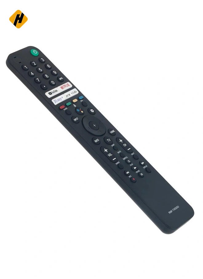 Replacement Voice Remote Control RMF-TX520U for Sony Bravia OLED/LED 4K TV KD85X85J, KD75X85J, KD65X85J, KD75X80J, KD65X80J, KD55X80J, KD50X80J, KD43X80J, KD50X85J, XR75X90J – Includes Battery