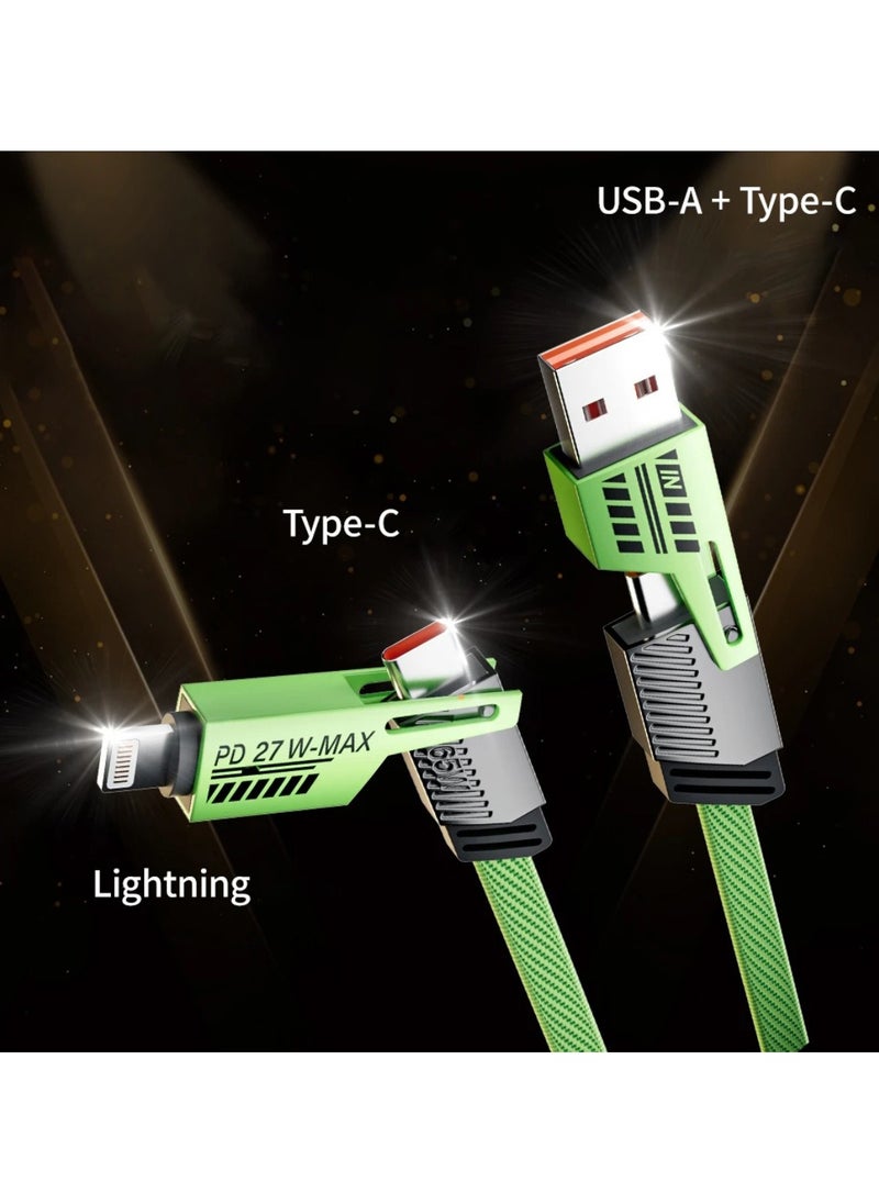 4 in 1 data line,fast charging data cable,usb conector