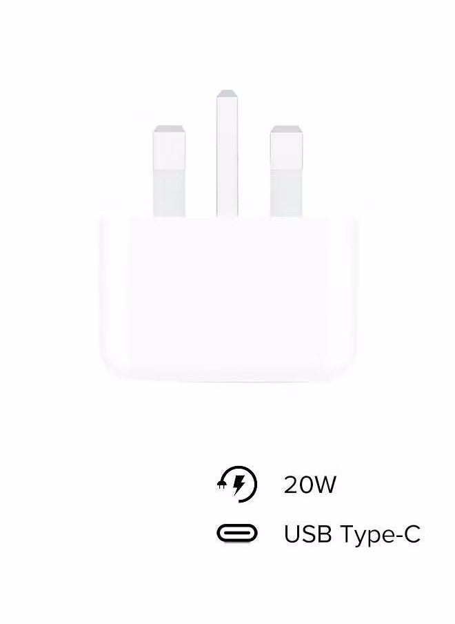 iPhone 20W Fast Charger | USB C Wall Fast Charger Compatible with iPhone 15/14/14 Pro/14 Pro Max/13/12/SE2020/11/XR/XS Max/X/iPad