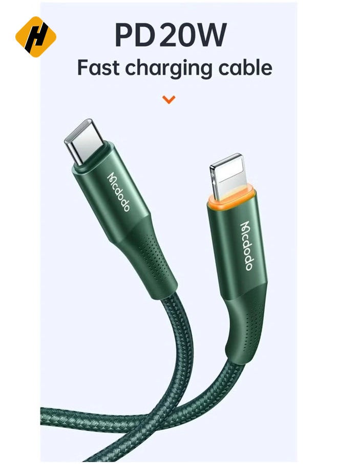 CA-9963 20W 1.8M Type-C to Lightning PD Data Cable