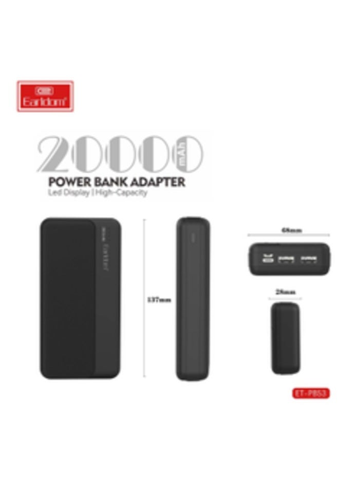 Earldom ET-PB53 Power Bank 20000 mAh