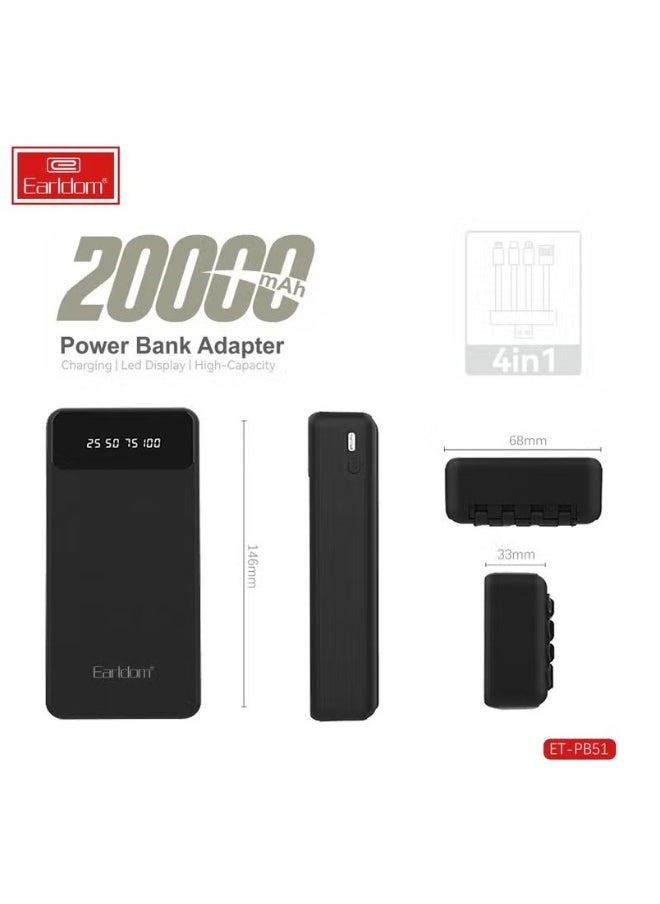 EARLDOM ET-PB51 Power Bank 20000mAh