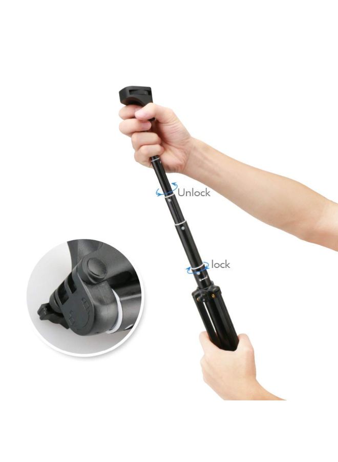 2-In-1 Selfie Stick Black