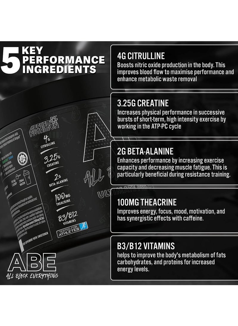 Abe Pre Workout 375G Sour Apple 30 Servings