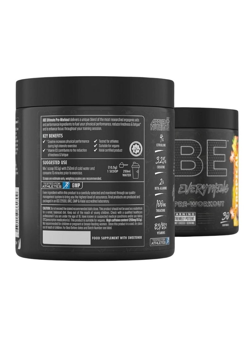 Applied Nutrition ABE Pre Workout Tropical 30 SERVINGS