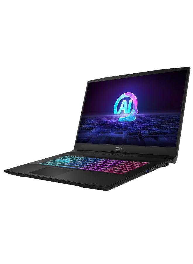 KATANA A17 AI Gaming Laptop With 17.3-Inch Display,Ryzen 9-8940H Processor/16GB RAM/1TB SSD/8GB Nvidia GeForce RTX 4070 Graphics/Windows 11 English/Arabic Black