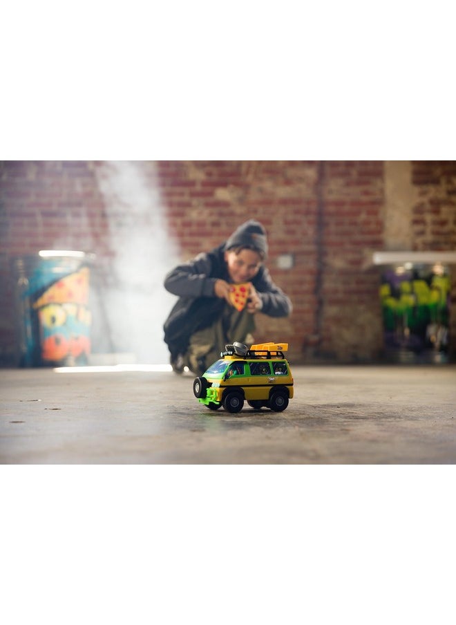 Tmnt, Pizza Blaster Rc Movie Edition - Fun 2.4Ghz Remote Control Vehicle W/6 Foam Pizza Launchers - Ages 5+