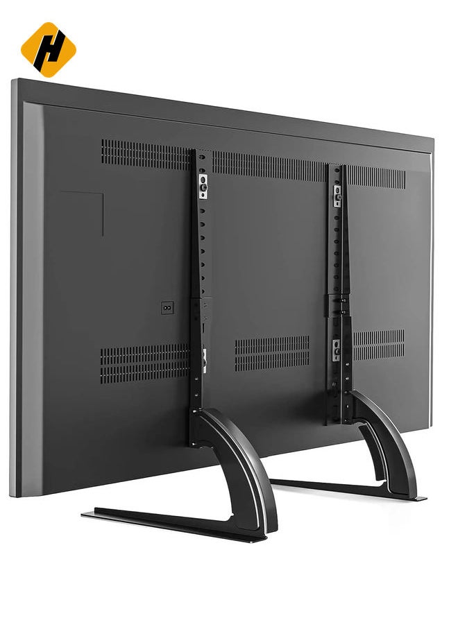 5Rcom TV Stand Mount, Universal TV Stand Tabletop for 22 to 65 inch Plasma LCD LED Flat Screen TVs, TV Legs, Holds up to 88lbs, Max VESA 800 x 500mm, Height Adjustable TV Base, TV Stand