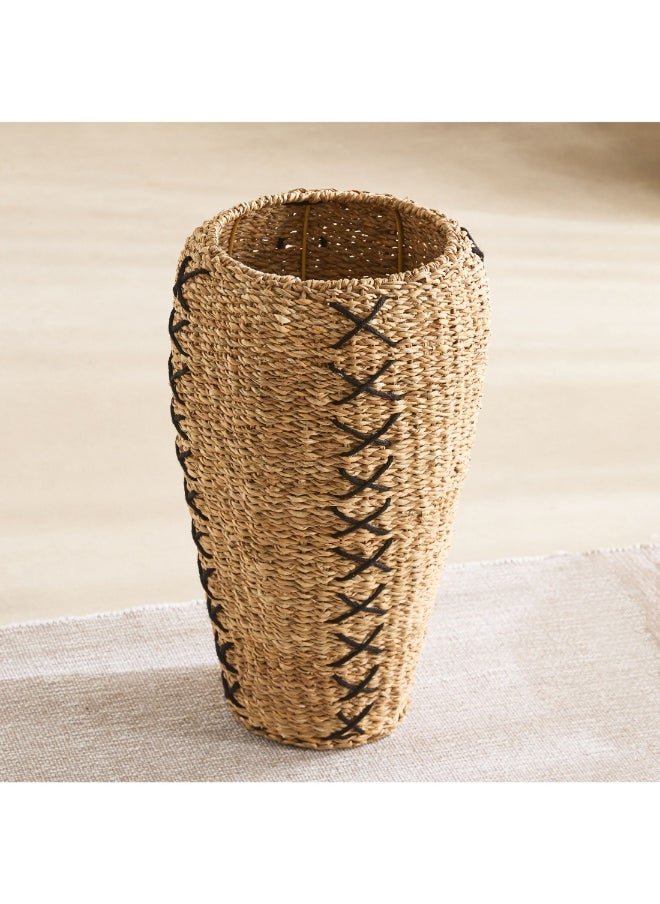 Naturaloom Sea Grass Conical Vase 25 X 32 X 55 Cm