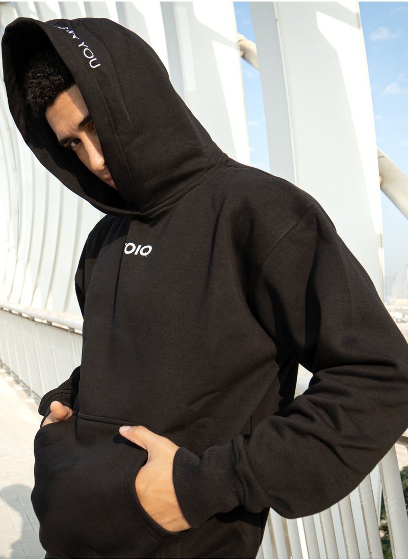 ZTOIQ Oversized Drop Fit Hoodie for Unisex – 100% Cotton Relaxed Fit Fleece Knit, Stylish & Comfortable