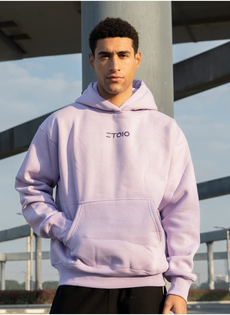 ZTOIQ Oversized Drop Fit Hoodie for Unisex – 100% Cotton Relaxed Fit Fleece Knit, Stylish & Comfortable