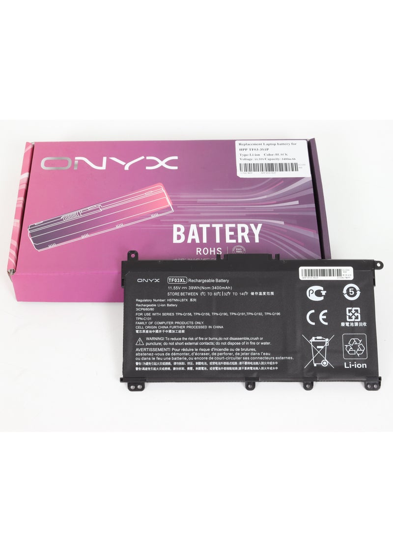 Laptop Replacement Battery For HP TF03XL HPP TF03 / 3S1P.