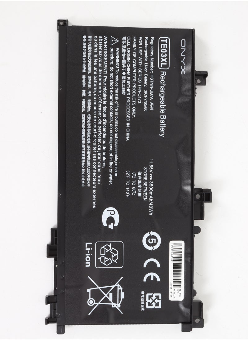 Laptop Replacement Battery For HP TE03 TE03XL TE03061XL TE04 TE04XL Battery Compatible with HP Omen 15- AX000