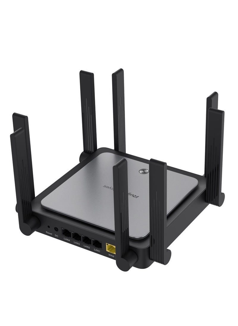 RG-EW3200GX PRO Wi-Fi 6 Dual-Band Mesh Router – 3200Mbps, 8 Antennas, Gigabit Ports, Ideal for Home & SOHO Use