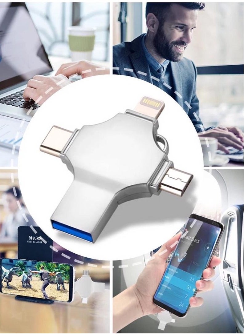 Multi Functions USB Flash Drive 4 in 1