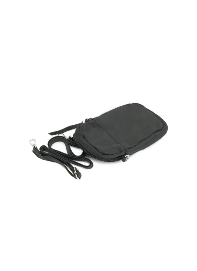 Black Nylon Crossbody Bag