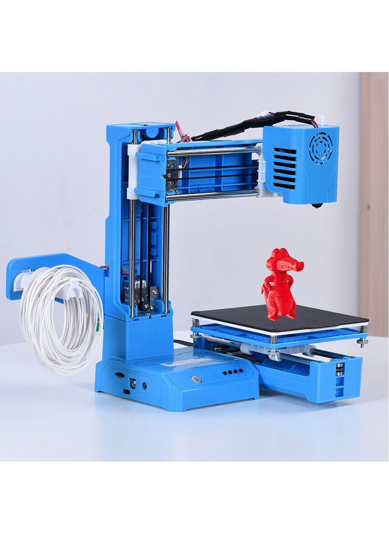 Easythreed K9 Mini 3D Printer for Household Education & Students 100*100*100mm Printing Size Support One Key Printing with 1.75mm 0.4mm Nozzle/CE Certificate