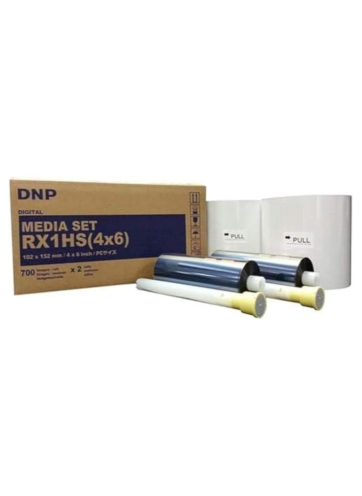 DNP Ds Rx1 Hs Printer Media Kit (4x6In)