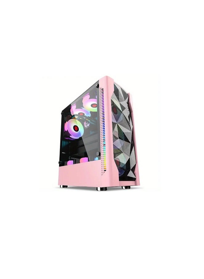 BESTBUY BUDGET GAMING/WORKSTATION PINK EDITION: CORE I5 12400F | 16GB RAM | RTX 4060 TI 8GB DDR6 | 512GB NVME +2TB HDD| WINDOWS 11 | WIFI BT READY