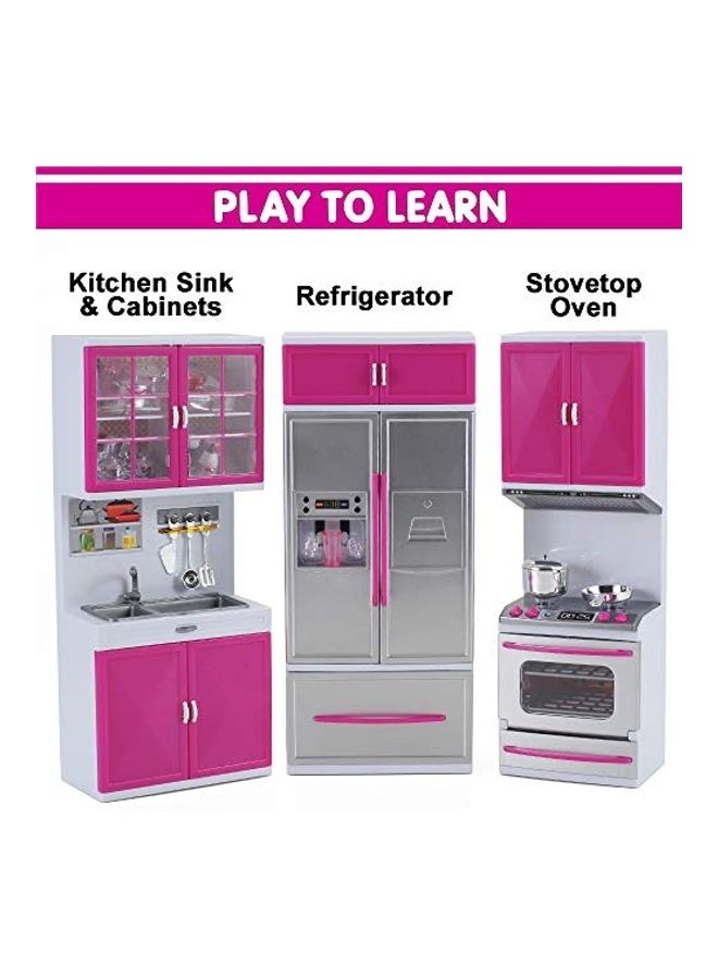 My Modern Kitchen Mini Toy Playset with Lights And Sounds Perfect For 11-12