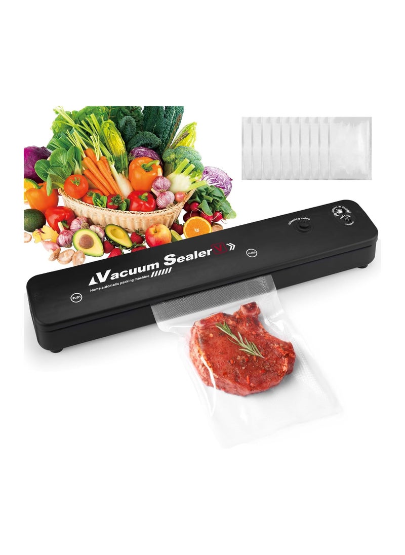 Vacuum Sealer Machine Automatic Vacuum Sealer with Vacuum Bags, Aluminum Sealer for Vacuum Cooking