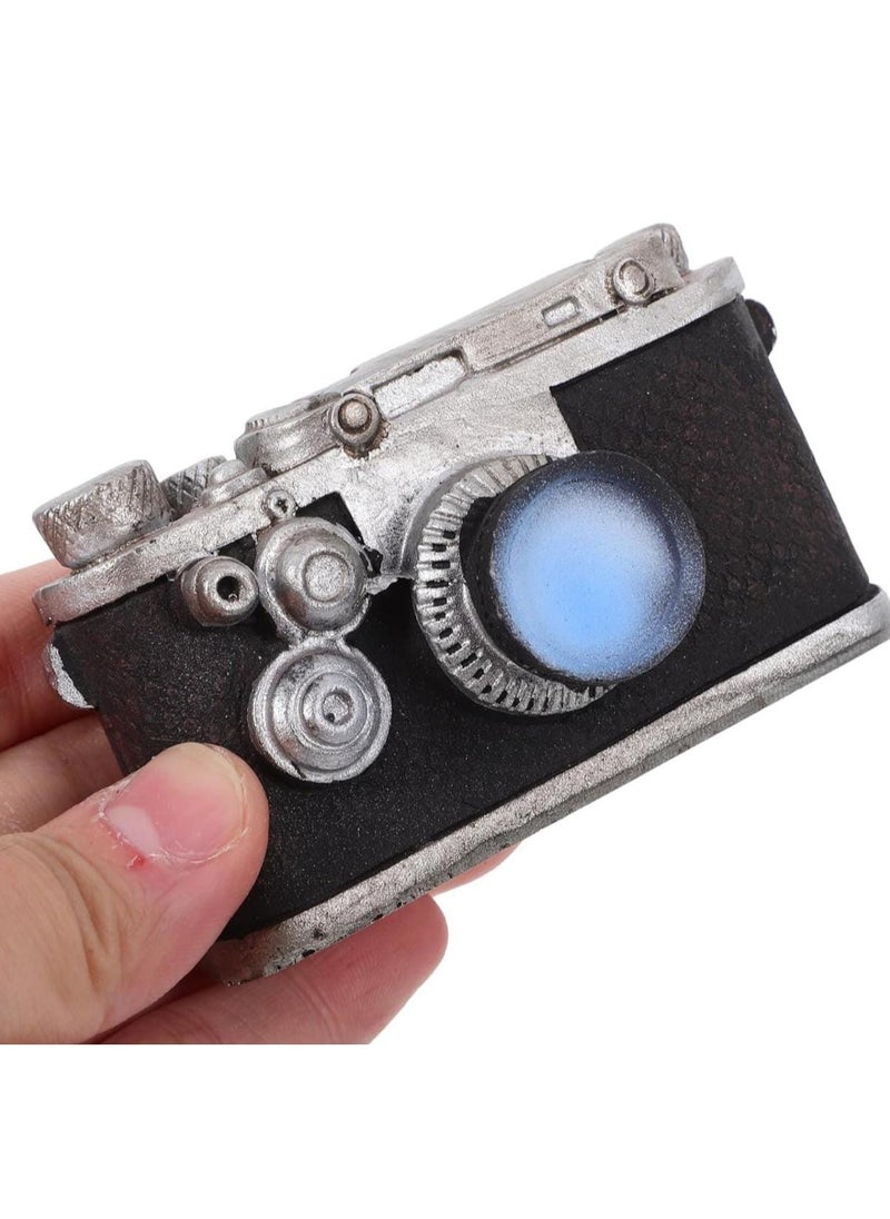 Vintage Retro Camera Model – Antique Resin Camera Decor for Home, Office, Cafe, Window Display, and Gifts – Retro Camera Craft Decoration Statue