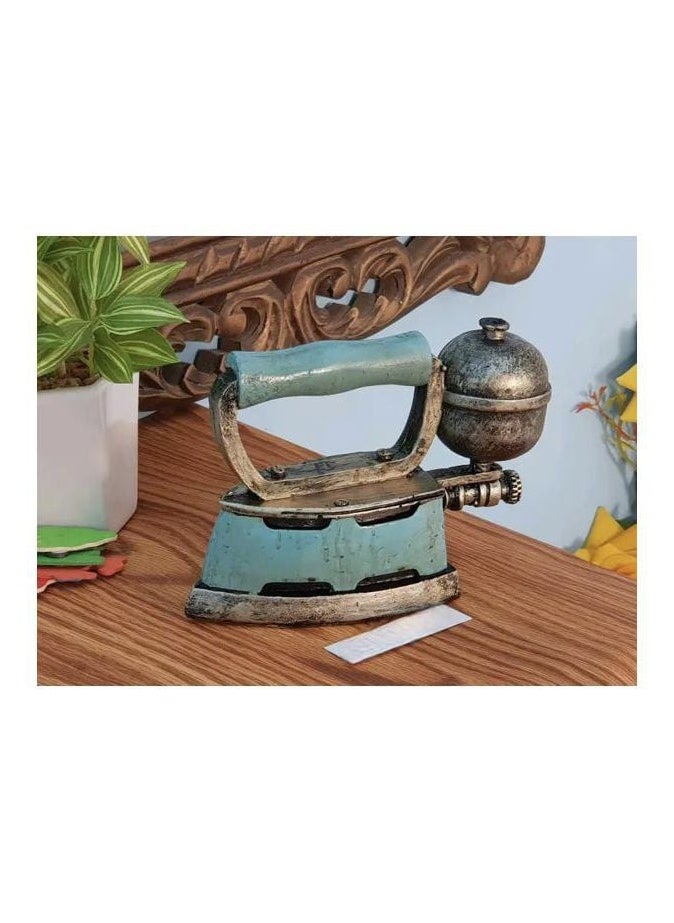 Vintage Retro Iron Model – Antique Resin Iron Craft for Home Decor, Cafe, Window Display, and Gifts – European Retro Iron Decor Statue