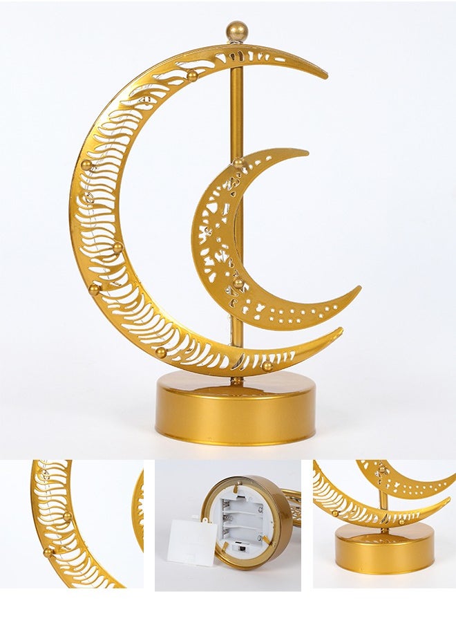 Ramadan Decorations Table Lamp, Moon Lamp, Home Decor Gift for Living Room, Office, Holiday