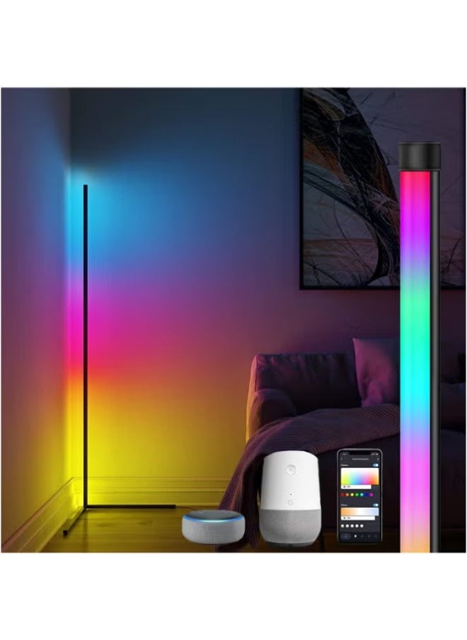 Minimalist Nordic Style RGB Corner Floor Lamp