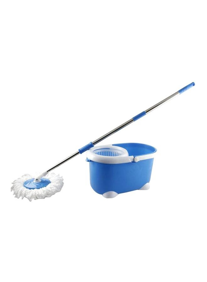 360 Degree Rotating Mop's Head Blue/Silver 50x29x29centimeter