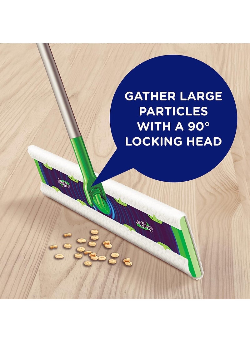 Dry With Wet XL Sweeping Kit 1 Sweeper 8 Dry Cloths 2 Wet Cloths
