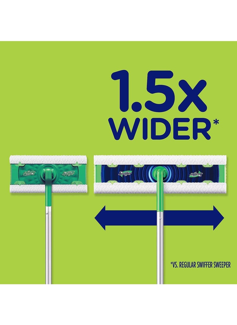Dry With Wet XL Sweeping Kit 1 Sweeper 8 Dry Cloths 2 Wet Cloths